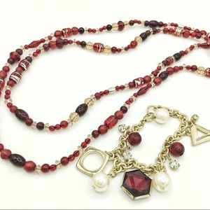 Neklace and bracelet set